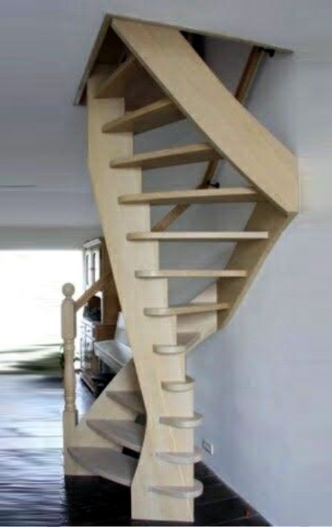 Space saver staircases